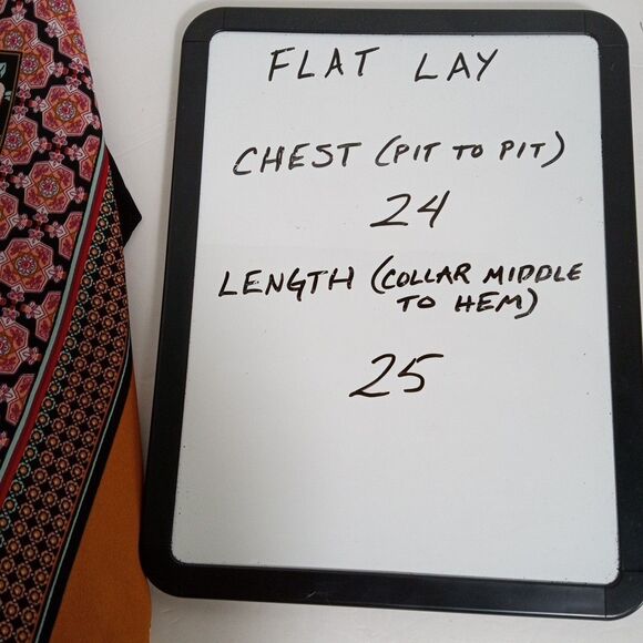 CHICOS 2 Kimono Sleeve Patchwork Zip Front Blouse Sz  L Geometric Floral Boho - Picture 12 of 12